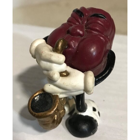 California Raisins Saxophone Player Figurine Vintage Collectible 3" Tall Resin - Picture 4 of 6